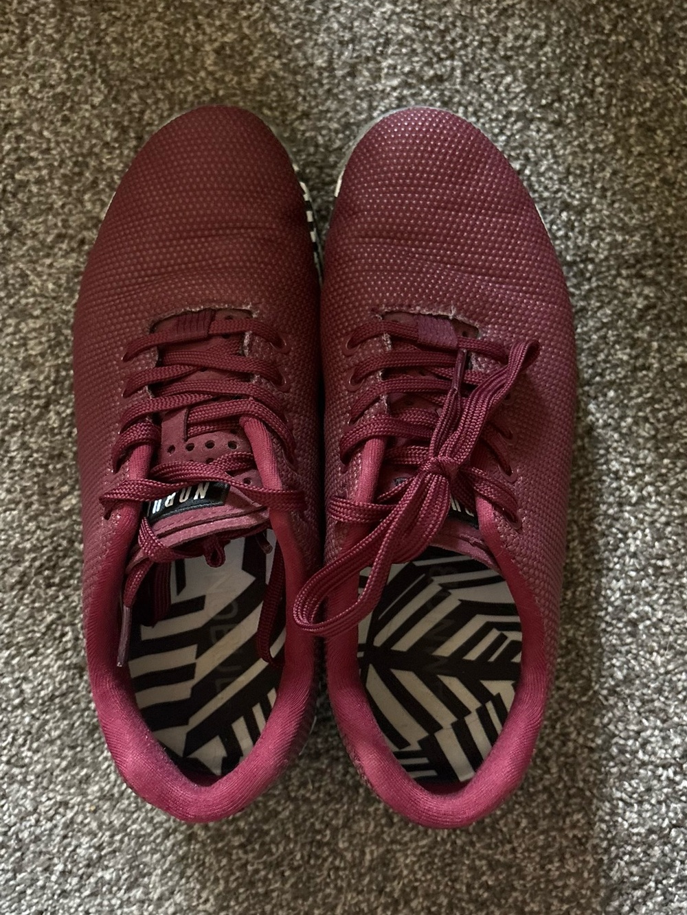 NOBULL Maroon outwork Athletic shoes